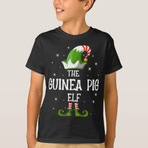 The Guinea Pig Elf Family Matching Christmas T-Shirt