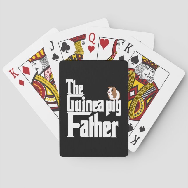 The Guinea Pig Father Playing Cards (Back)