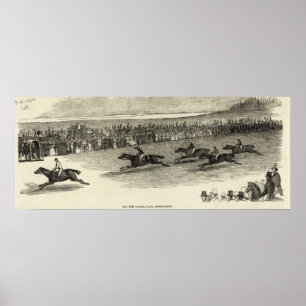 The Guinea Race, Newmarket Poster