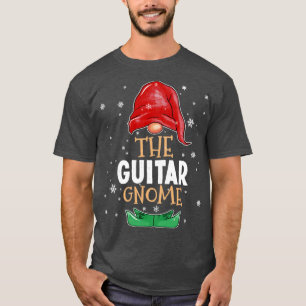 The guitar Gnome Family Matching Christmas Outfit T-Shirt
