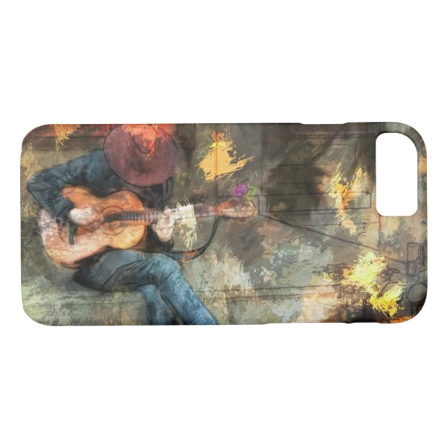 The Guitar Man Case-Mate iPhone Case (Back (Horizontal))