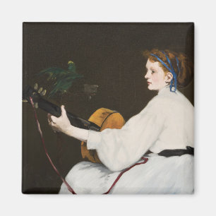 The Guitar Player by Édouard Manet Magnet