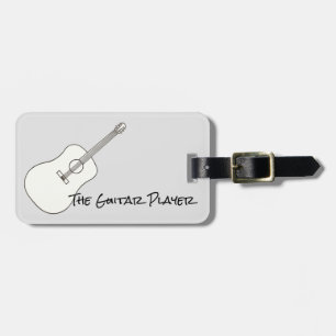 The Guitar Player, Personalised Luggage Tags