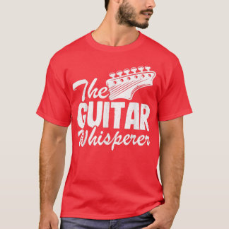 The Guitar Whisperer Vintage Guitarist Dad Mens Gu T-Shirt