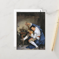 The Guitarist, fine art by Jean-Baptiste Greuze,