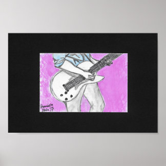 the Guitarist Poster