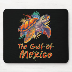 The Gulf Of Mexico Edm Music Rave Dance Sea Turtle Mouse Mat