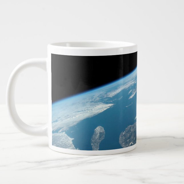 The Gulf Of St. Lawrence And Canada. Large Coffee Mug (Left)