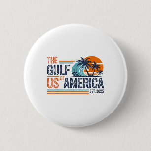 The Gulf Of Us America Design - Gulf Of Us America 6 Cm Round Badge