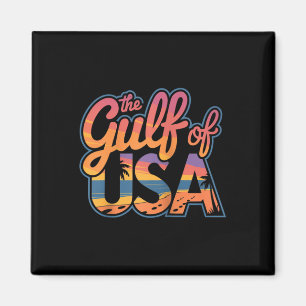 The Gulf Of Usa America Mexico Beach Vacation Desi Magnet