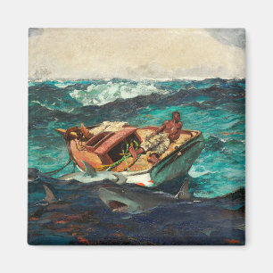 The Gulf Stream (1899) by Winslow Homer Magnet