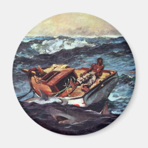 The Gulf Stream Gulf Stream By Homer Winslow Magnet
