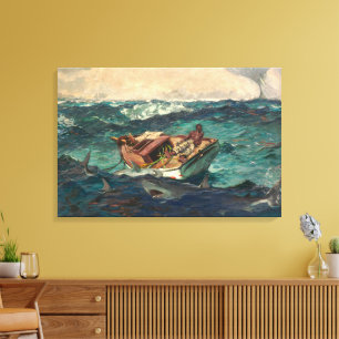 The Gulf Stream Winslow Homer Canvas Print