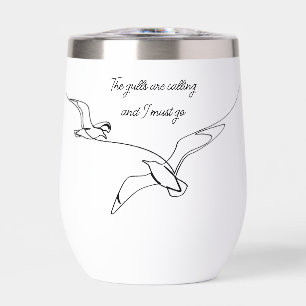 The gulls are calling and I must go Seagull art