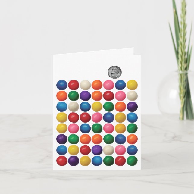 The Gumball Machine Holiday Card (Front)