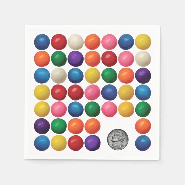 The Gumball Machine Napkin (Front)