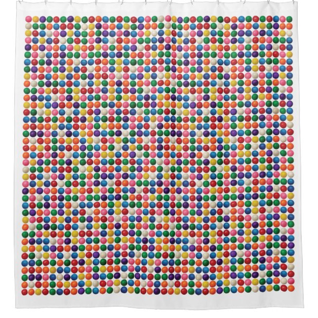 The Gumball Machine Shower Curtain (Front)