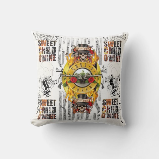 THE GUNS AND ROSES decorative cuin collection Cushion (Front)