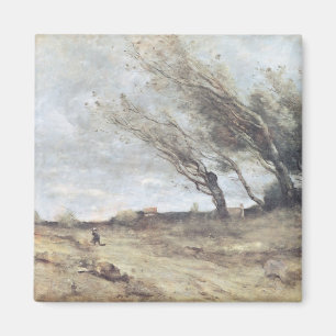 The Gust of Wind, c.1865-70 Magnet