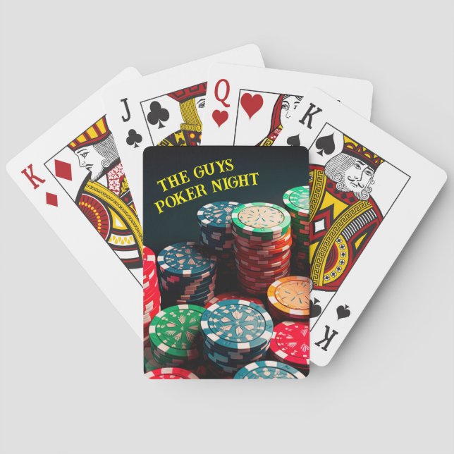 The Guys Poker Night Playing Cards (Back)