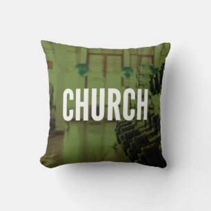 The Gym Is My Church - Workout Motivational Cushion