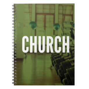 The Gym Is My Church - Workout Motivational Notebook