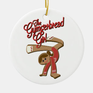 The Gymgerbread Girl - Christmas 2017 Ceramic Tree Decoration