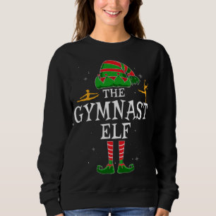 The Gymnast Elf Matching Family Christmas Funny Sweatshirt