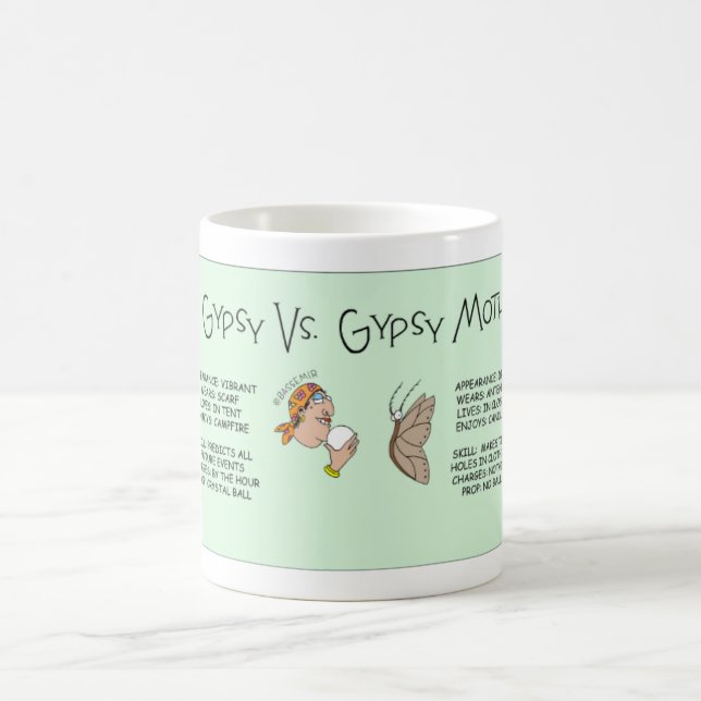 The Gypsy and the Gypsy Moth Coffee Mug (Center)