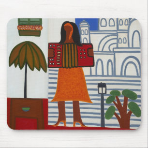 The Gypsy Girl in Front of Sacre Coeur 2006 Mouse Mat