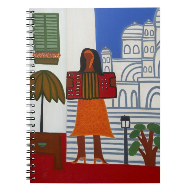 The Gypsy Girl in Front of Sacre Coeur 2006 Notebook (Front)