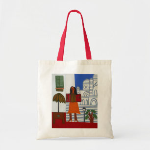 The Gypsy Girl in Front of Sacre Coeur 2006 Tote Bag
