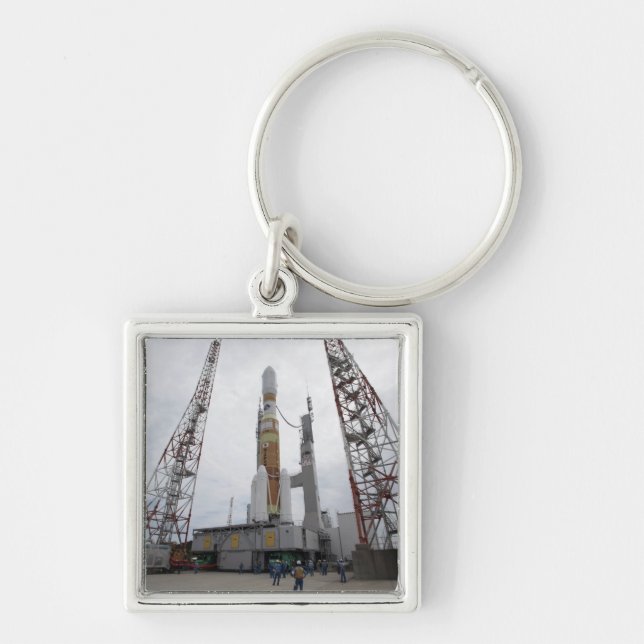 The H-IIB rocket on the launch pad Key Ring (Front)