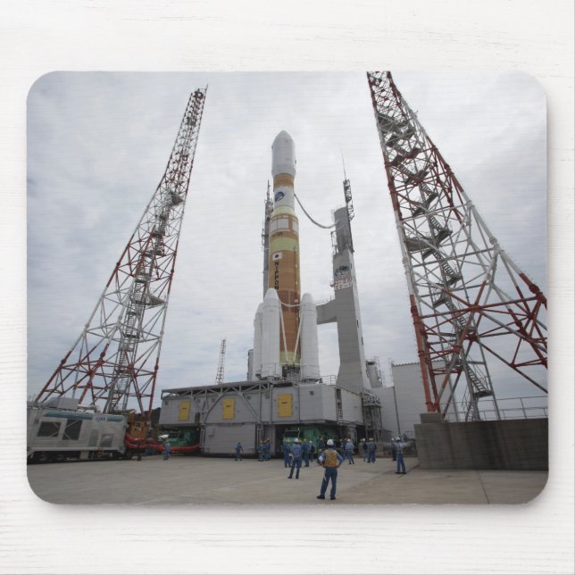 The H-IIB rocket on the launch pad Mouse Mat (Front)