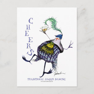 the haggis dance postcard