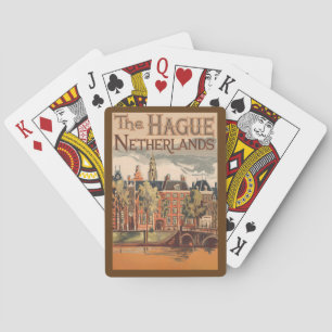 The Hague Netherlands Illustration Travel Art Playing Cards
