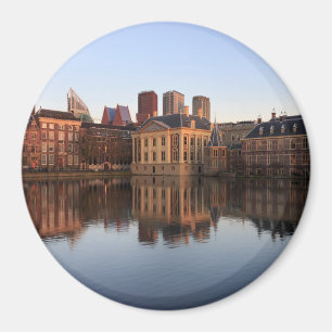 The Hague skyline in the Netherlands Magnet