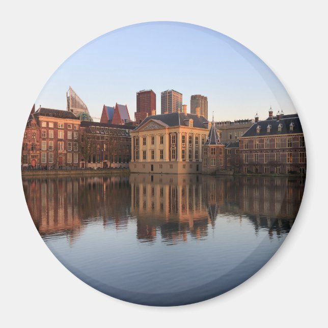 The Hague skyline in the Netherlands Magnet (Front)