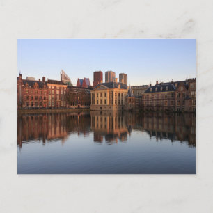 The Hague skyline in the Netherlands Postcard