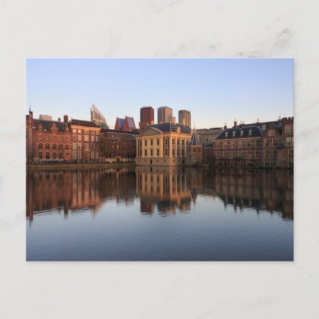 The Hague skyline in the Netherlands Postcard (Front)