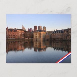 The Hague skyline in the Netherlands Postcard