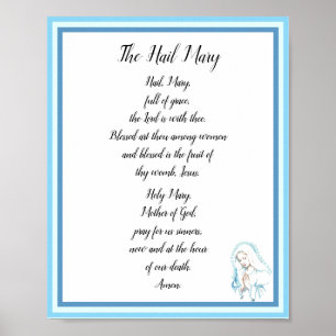 The Hail Mary Prayer Poster