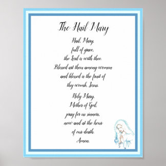The Hail Mary Prayer Poster