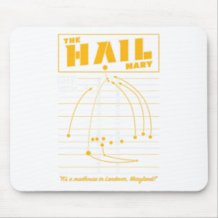 The Hail Mary - Washington Mouse Mat