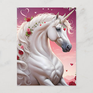 The hair waving in rainbow colours is something th holiday postcard