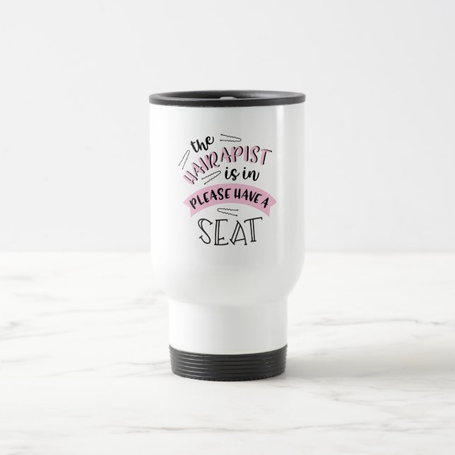 The Hairapist Travel Mug (Center)