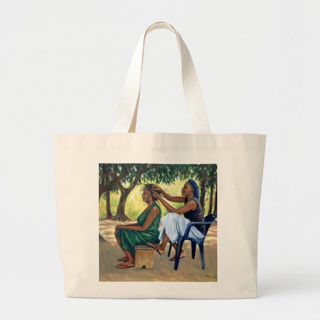 The Hairdresser 2001 Large Tote Bag (Front)