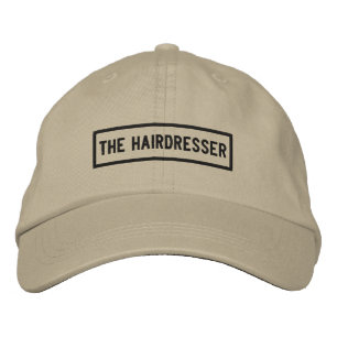 The Hairdresser Headline Embroidery Embroidered Hat