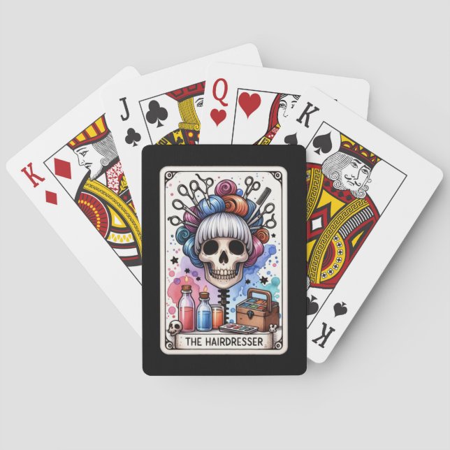 The Hairdresser Tarot Card Playing Cards (Back)