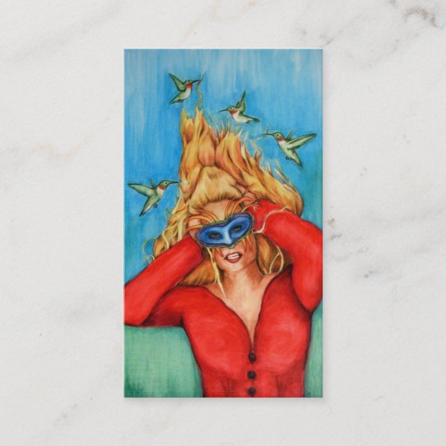 The Hairdressers Business Cards (Front)